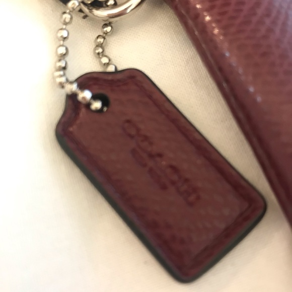 Coach burgundy wristlet - Picture 3 of 5